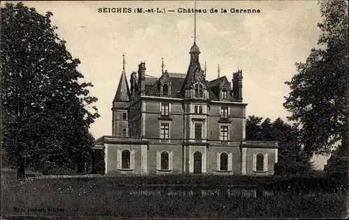 Ak Seiches Maine et Loire, Château de la Garenne