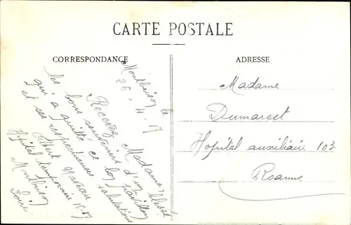 Ak Montbrison Loire L'École Normale