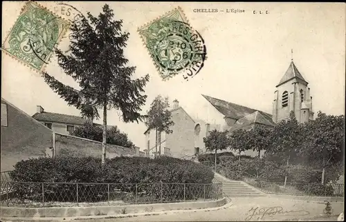 Ak Chelles Seine et Marne, L'Eglise