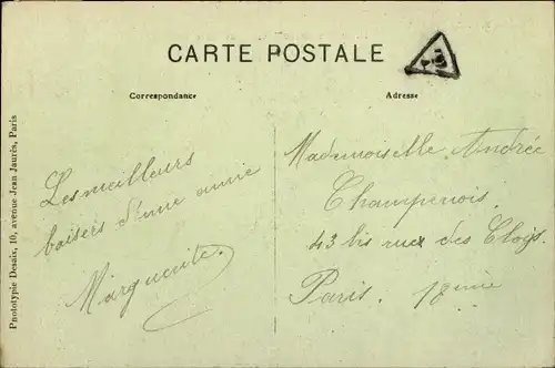 Ak Chateau Landon Seine et Marne, Vue generale