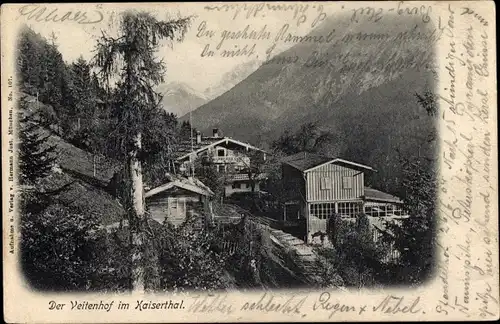 Ak Rosenheim Oberbayern, Veitenhof im Kaiserthal