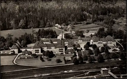 Ak Schlierbach Heidelberg, Fliegeraufnahme, Orthopädische Anstalt der Universität Heidelberg