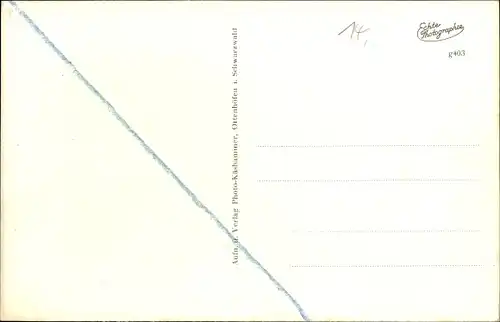 Ak Ottenhöfen Unterwasser im Schwarzwald Ortenaukreis, Gasthaus zum Waldhorn