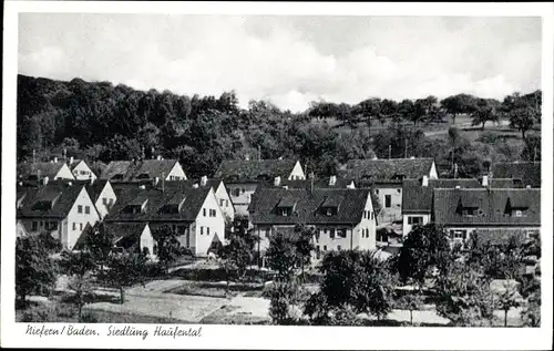 Ak Niefern Öschelbronn in Württemberg, Siedlung Haufental