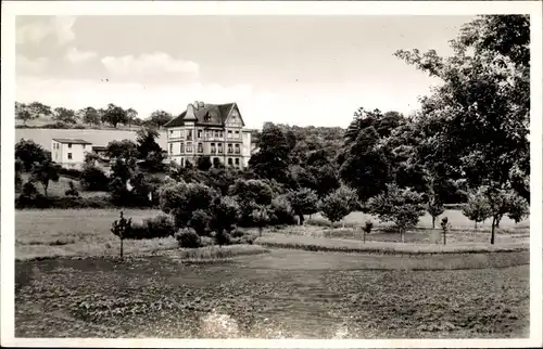 Ak Niederhausen Taunus, Jugendherberge, DJH, Feld, Bäume