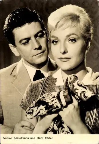 Ak Schauspieler Sabina Sesselmann und Hans Reiser