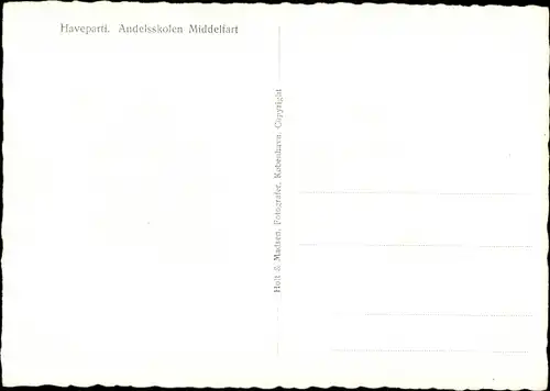 Ak Middelfart Dänemark, Haveparti, Andelsskolen