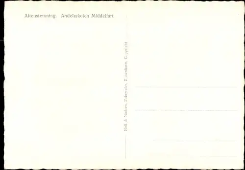 Ak Middelfart Dänemark, Alftenstemning, Andelsskolen