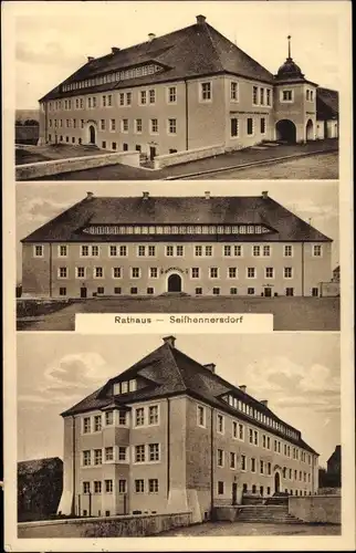 Ak Seifhennersdorf in Sachsen, Rathaus