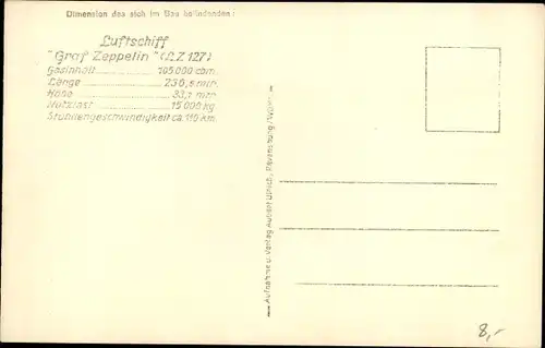 Ak Friedrichshafen am Bodensee, Luftschiffbau, Luftschiffhalle, LZ 127 Graf Zeppelin