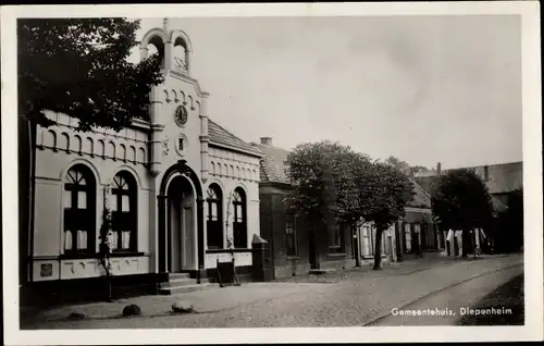 Ak Diepenheim Overijssel, Gemeentehuis