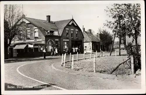 Ak Enter Overijssel, Dorpsstraat Zuideind