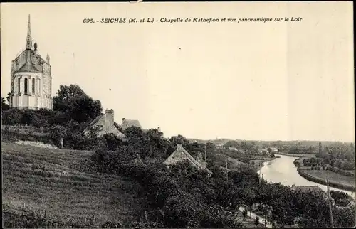 Ak Seiches Maine et Loire, Chapelle de Matheflon