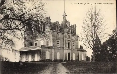 Ak Seiches Maine et Loire, Chateau de la Garenne