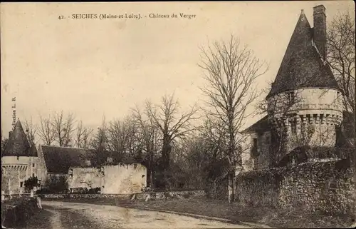Ak Seiches Maine et Loire, Chateau du Verger