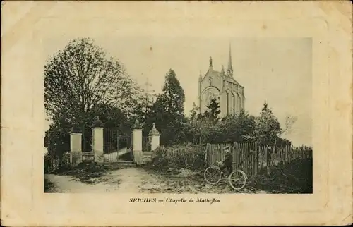 Ak Seiches Maine et Loire, Chapelle de Matheflon
