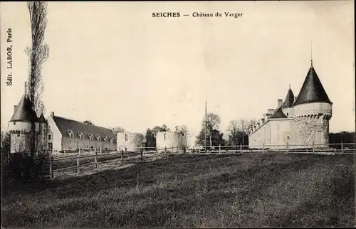 Ak Seiches Maine et Loire, Chateau du Verger