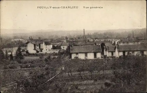 Ak Pouilly sous Charlieu Loire, Gesamtansicht