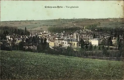 Ak Crecy en Brie Seine et Marne, Vue generale