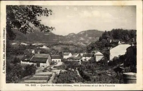 Ak Gex Ain, Quartier du vieux chateau