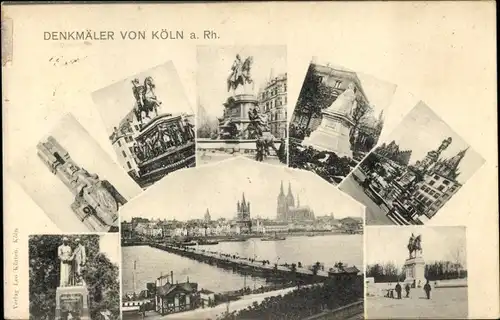 Ak Köln am Rhein, Denkmäler