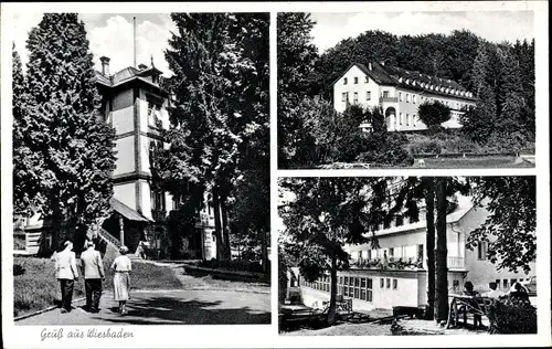 Ak Chausseehaus Wiesbaden in Hessen, Rheuma Genesungsheim Taunusblick