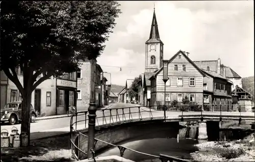 Ak Kaltennordheim in der Rhön, August Bebel Straße