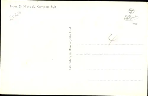 Ak Kampen auf Sylt, Haus St. Michael