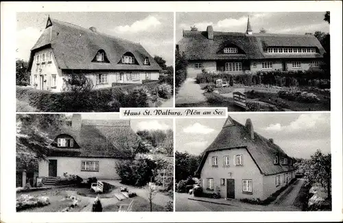 Ak Plön in Holstein, Haus St. Walburg, Müttererholungsheim, Kieler Kamp 38