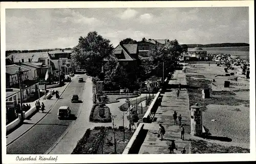 Ak Niendorf Timmendorfer Strand Ostholstein, Strandpromenade, Geschäftsstraße