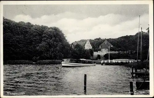 Ak Gremsmühlen Malente in Ostholstein, Am Dieksee