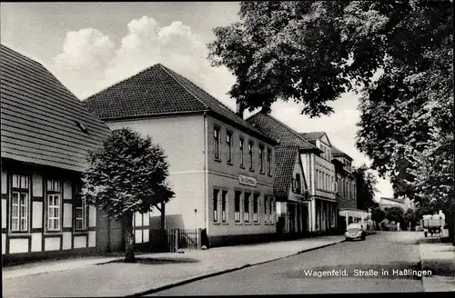 Ak Wagenfeld in Niedersachsen, Straße in Haßlingen