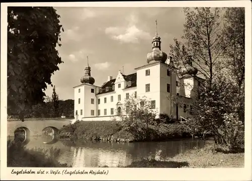 Ak Bredsten Dänemark, Engelsholm slot ved Vejle, Hojskole