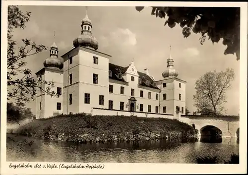 Ak Bredsten Dänemark, Engelsholm slot ved Vejle, Hojskole