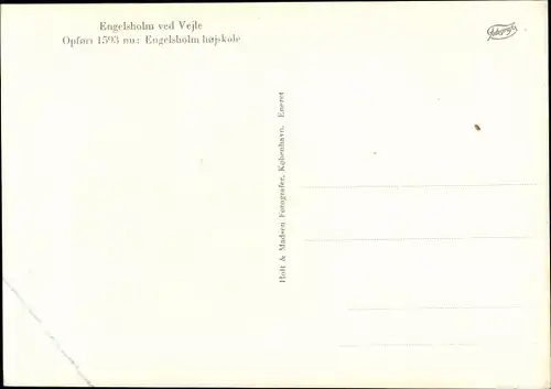 Ak Bredsten Dänemark, Engelsholm slot ved Vejle, Hojskole