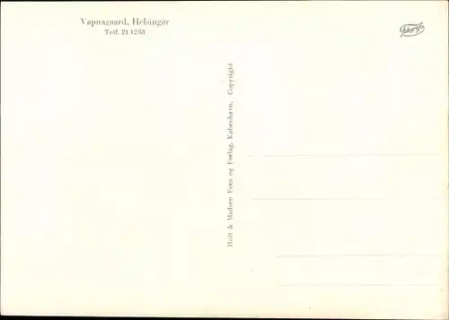 Ak Helsingør Helsingör Dänemark, Vapnagaard
