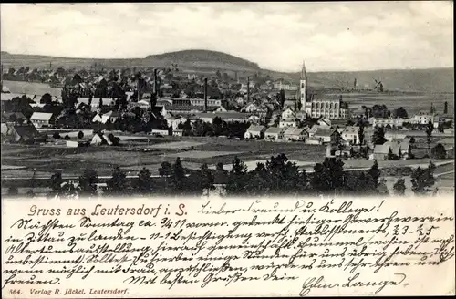 Ak Leutersdorf Oberlausitz, Panorama