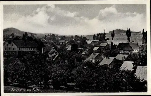 Ak Bertsdorf in der Oberlausitz, Oberdorf