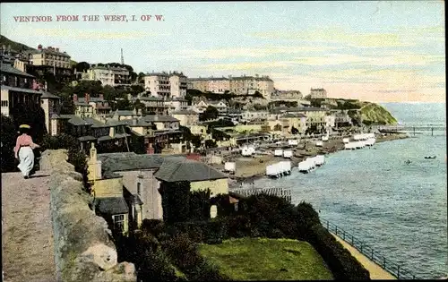 Ak Ventnor Isle of Wight England, Town from the West