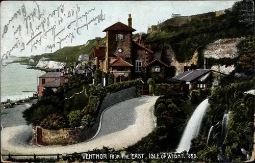 Ak Ventnor Isle of Wight England, Town from the East