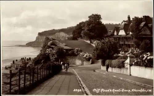 Ak Shanklin Isle of Wight England, Cliff Road, Keats Green