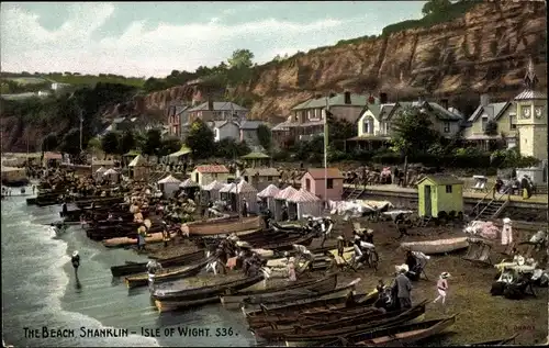 Ak Shanklin Isle of Wight England, The Beach