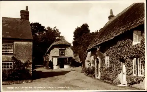 Ak Godshill Isle of Wight England, Old Cottages