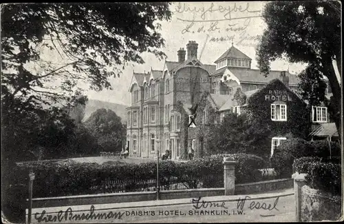 Ak Shanklin Isle of Wight England, Daish's Hotel