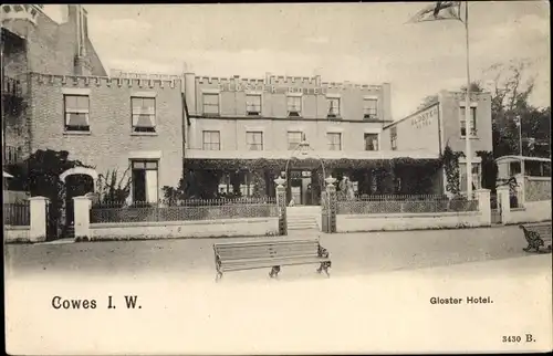 Ak Cowes Isle of Wight England, Gloster Hotel