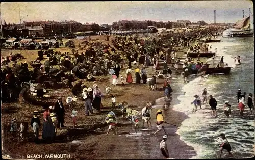 Ak Yarmouth Isle of Wight England, The Beach