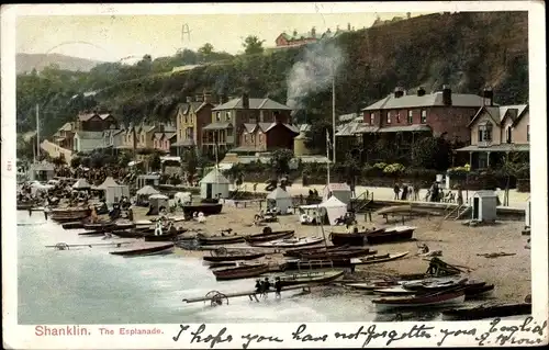 Ak Shanklin Isle of Wight England, The Esplanade