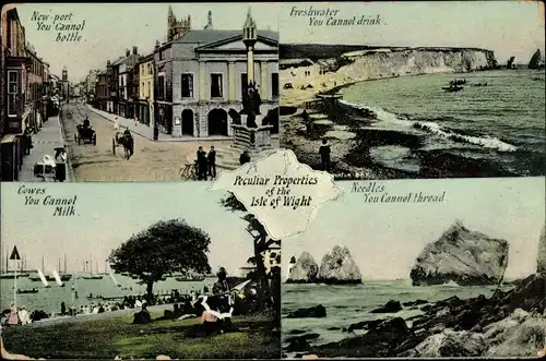 Ak Cowes Isle of Wight England, Peculiar Properties, Newport, Freshwater, Needles