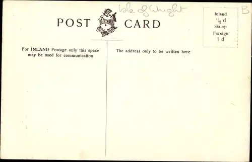 Ak Cowes Isle of Wight England, The Green and Beach