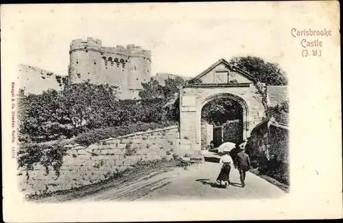 Ak Carisbrooke Isle of Wight England, Castle